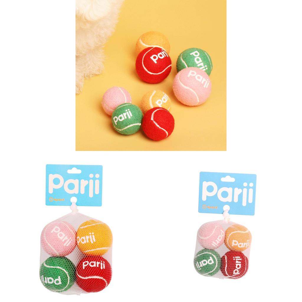 Rubber Dog Toy Ball Pack With Sound For Small Medium Dogs Training And Play