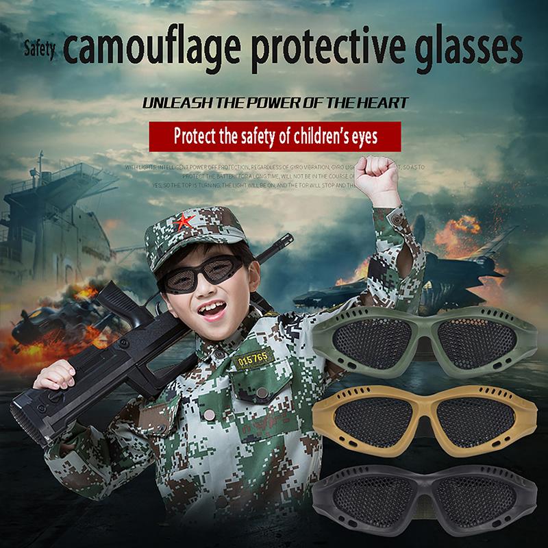 Lovecké Taktické Paintballové Okuliare Ochranné Okuliare Oceľová Drôtená Sieť Airsoftové Sieťové Okuliare