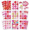 Heart Shaped Stickers Pack of 24 Love Decorative Stickers Valentines Stickers for Kid Love Stickers Gift for DIY Cards
