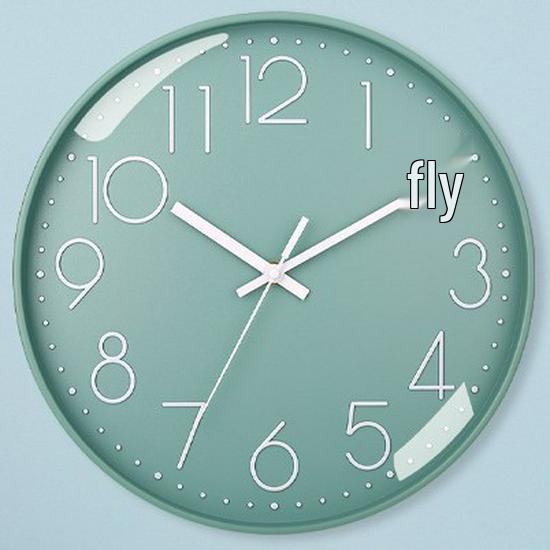 20CM Silent 3D Nordic Style Wall Clock for Living Room