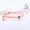 Heart Projection Titanium Steel Bracelet - 100 Languages Customizable Photo Jewelry for Couples