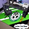 Custom Name Maccabi Football Crest Rug for Living Room, Game Rooms, Office, Bedroom, Floor Mat Playful Design, fan gifts Christmas decor