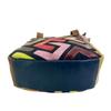 Tide Bag Women'S Square Bag Splicing Letters Contrasting Color Cowhide Color Shoulder Bag High Bag