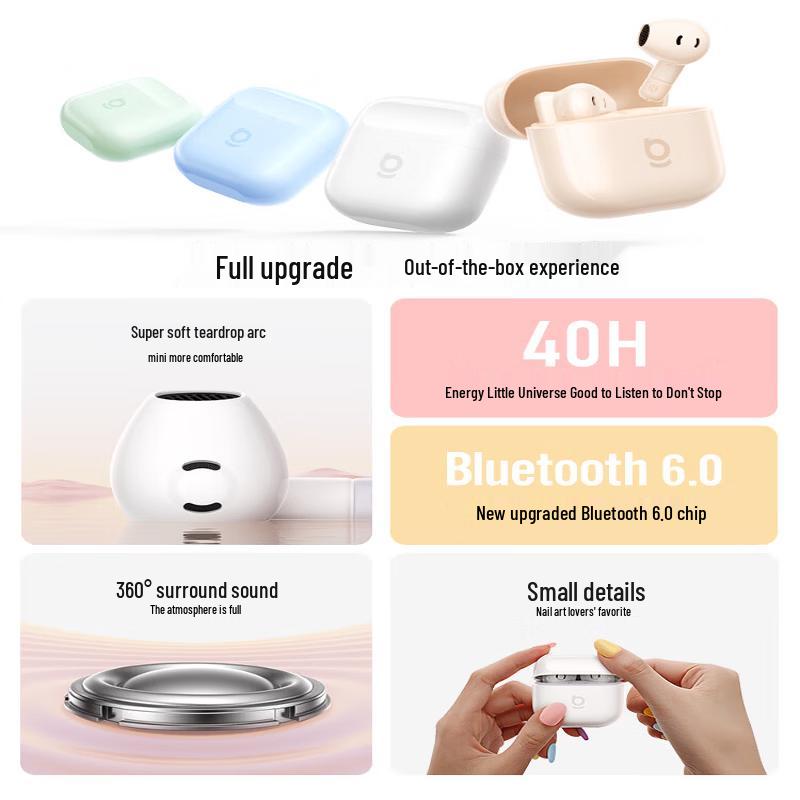 Baseus BS2 Lite Semi-In-Ear True Wireless Bluetooth Earbuds
