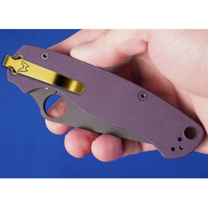 Efficiente Clip a Farfalla in Acciaio Inossidabile con Clip Posteriore per Tasca Deep Carry per Fissaggio Sicuro in Varie Applicazioni