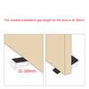 Safety Door Stop Stoppers Block Wedge Doorstops Silicone Door Stopper Home Office Door Rear Retainer Anti-collision Stop
