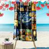 Van Gogh Painting Print Beach Towel, Large Soft Quick Dry Towel for Beach Camping Swimming
