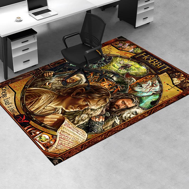 

The Hobbit: An Unexpected Journey Poster Print Office Mat Home Decor Office Desk Chair Rugs Chair Carpet for office Chair Mat Gift For Hallo 60cm by 90cm