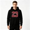Heren 23 Chicago Grafische Print Pullover Hoodie Casual Lange Mouwen Ronde Hals Sweatshirt voor Dagelijks Gebruik