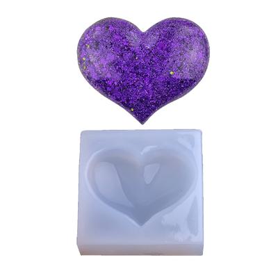 Stampo per Gioielli in Resina Stampo in Silicone a Forma di Cuore d'Amore 3D Stampi per Torta Cioccolato Stampo in Silicone per Colata UV Epossidica per la Realizzazione di Gioielli