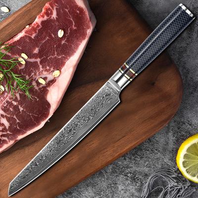 67 warstw stali damasceńskiej nóż do krojenia z uchwytem z żywicy noże kuchenne do krojenia sushi nóż do sashimi