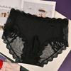Sissy Lingerie For Men Sexy Pouch Penis Sheath Panties Lace Hollow Mesh Transparent Low Rise Transparent Gays Briefs
