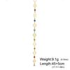 Fashion Fairy Multi Pendant Colorful Rhinestone Handmade DIY Necklace Personalized Clavicle Chain For Women