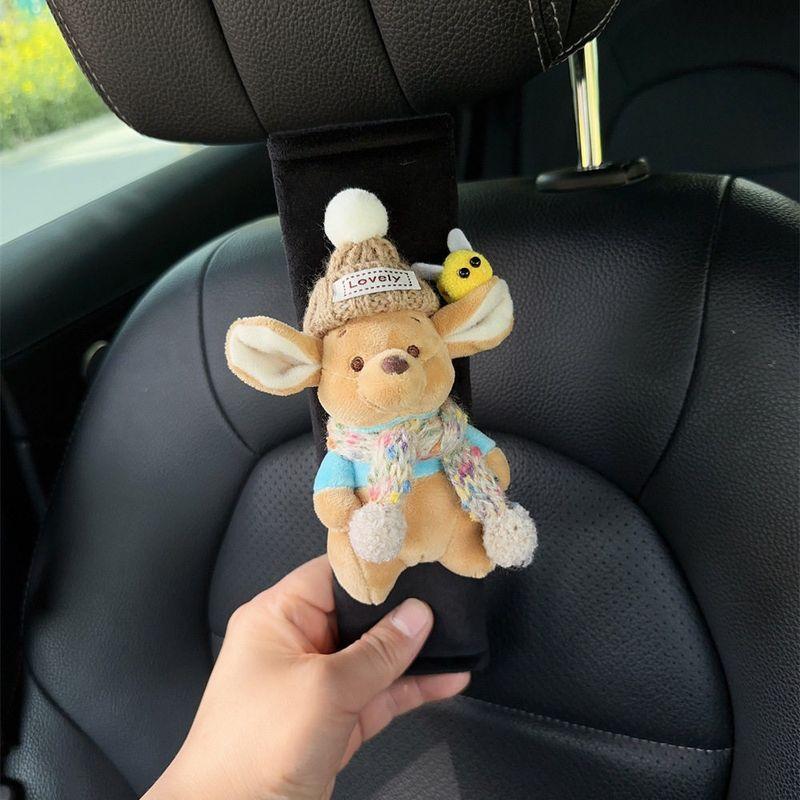 Cute Cartoon Seatbelt Shoulder Pads, Extended Car Seatbelt Protectors, In-Car Decoration, Popular Among Women