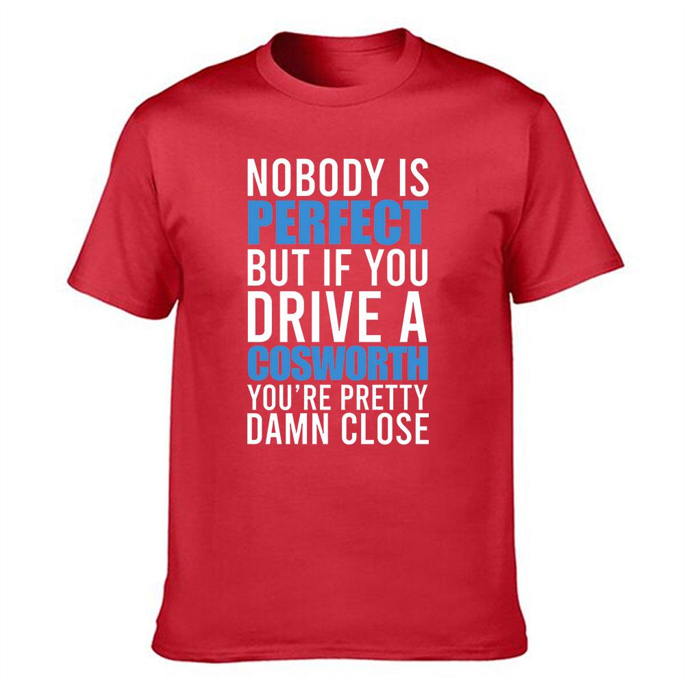 Unisexs Cotton TShirt Perfect Cosworth Print Casual Short Sleeve Crew Neck Tee for Daily Wear