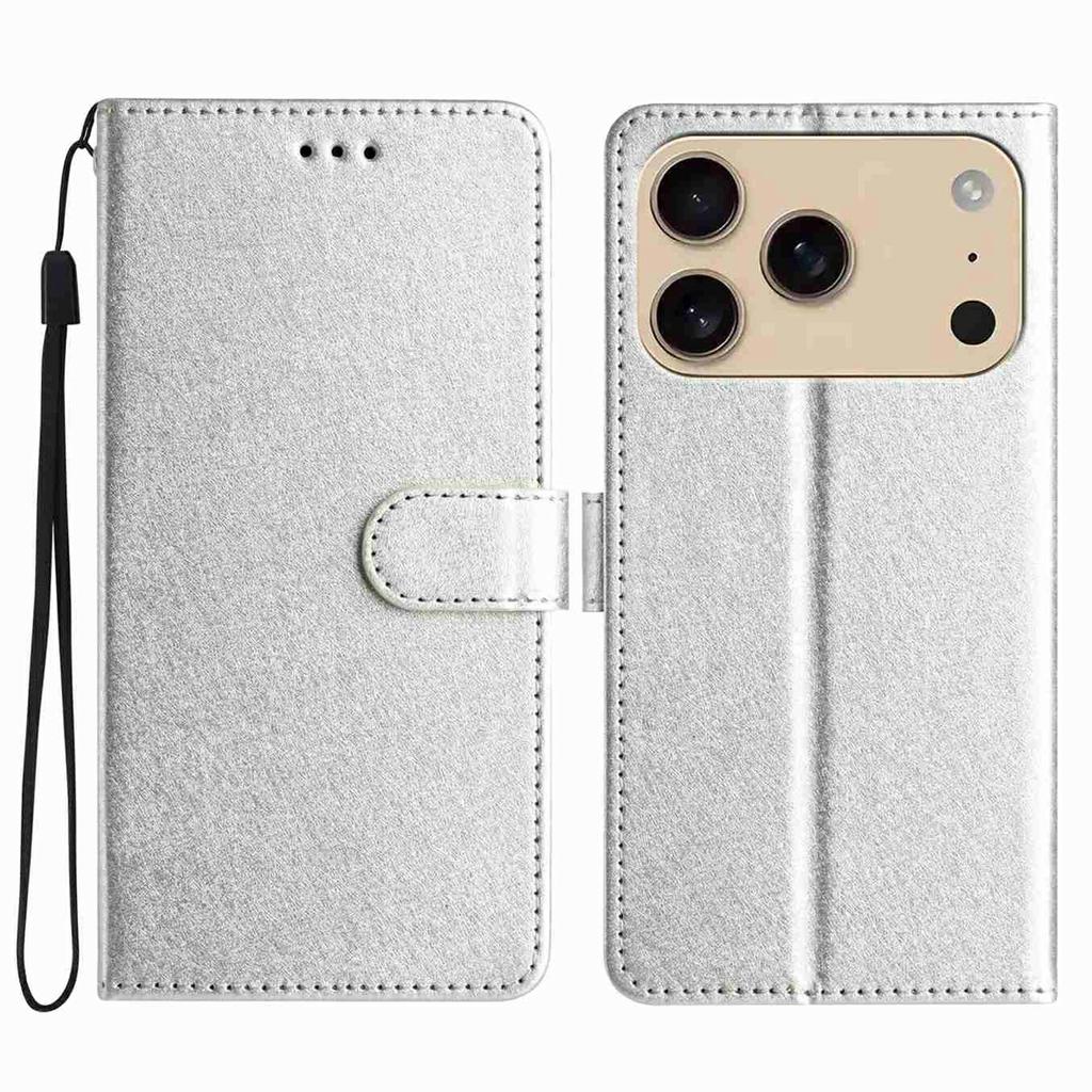 For iPhone 17 Pro Wallet Case Leather Folio Phone Cover Magnetic Clasp