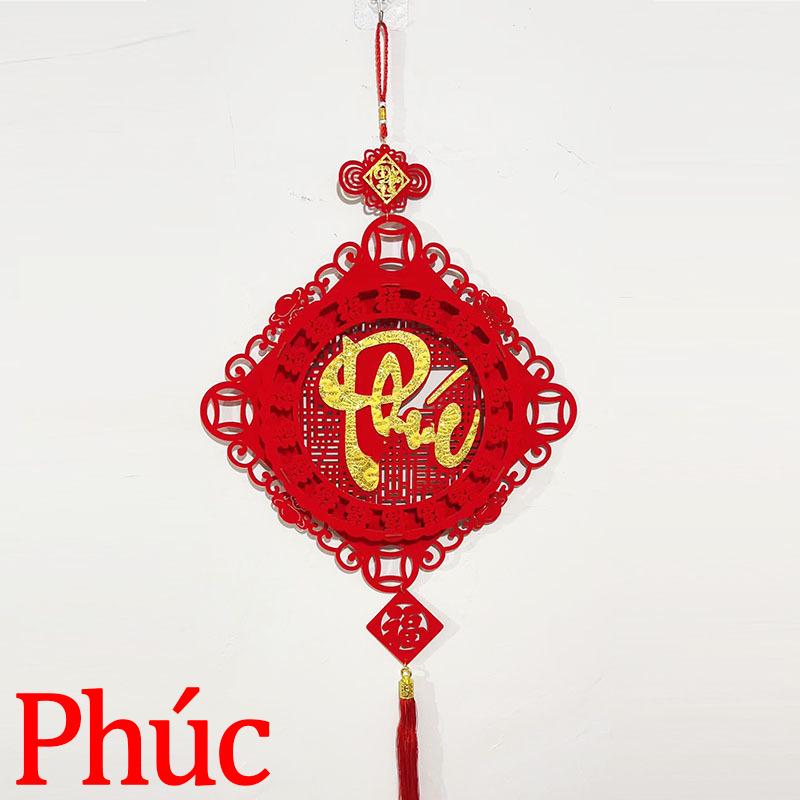 

2025 Вьетнамский флокированный весенний фестиваль Новогодние фетровые подвесные украшения