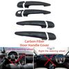 Carbon Fiber Doors Car Upgrade Door Handle Cover Trim For BMW E46 330 330ci M3 1996 1997 - 2005 Car Modification