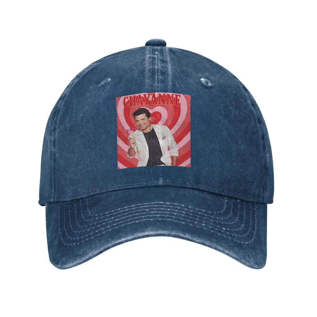 Chayanne Chiquito Meme Music Singer Washed Denim Cap Casual Baseball Caps Adjustable Hat Summer Unisex Baseball Hats