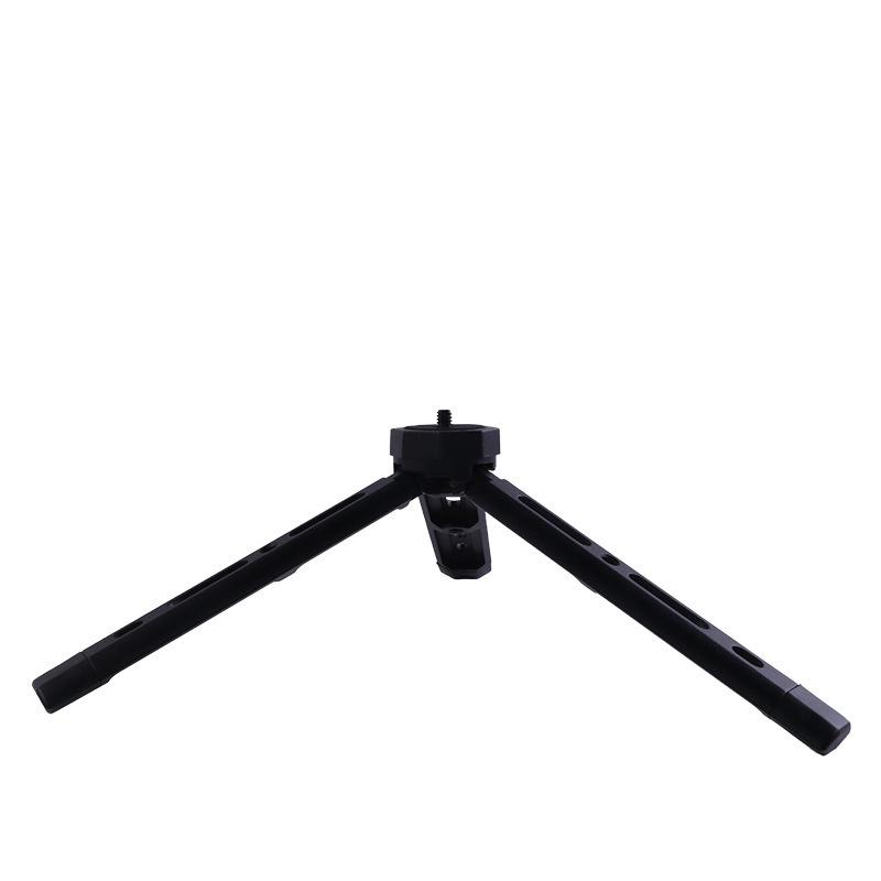 Adjustable Aluminum Camera Tripod: Four-Stage Portable Desktop & Mobile Phone Holder