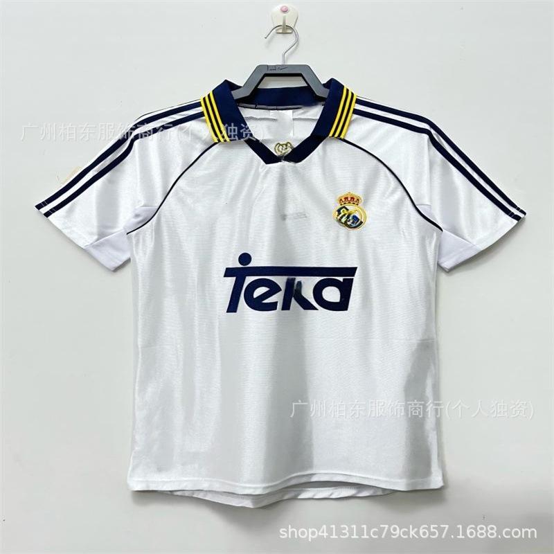 Retro wholesale AC home away 9900 home cross-border football jersey short-sleeved jersey S