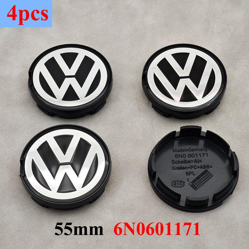 

VW GTI GOLF 2026 Hot For VW VOLKSWAGEN 4pcs 55mm 56mm 65mm 70mm 76mm Car Wheel Center Hub Caps Cover For VW Volkswagen Golf Polo
