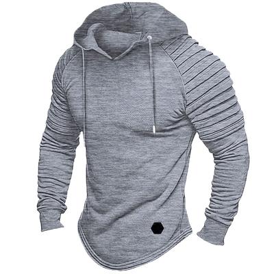 Fleece Hoodie Men's Warm Casual Autumn Winter Pullover Thick Coat Pullovers & Long Sleeves Men’s