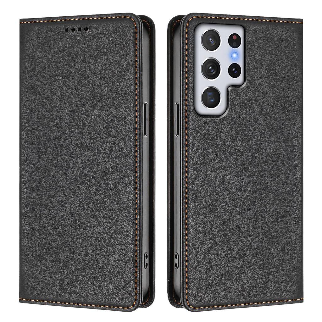 WEFOR Wallet Case für Samsung Galaxy S22 S21 S20 Ultra S10 S9 S8 Plus S7 S6 mit magnetischer Klapphülle, Kartenfächern & Ständer