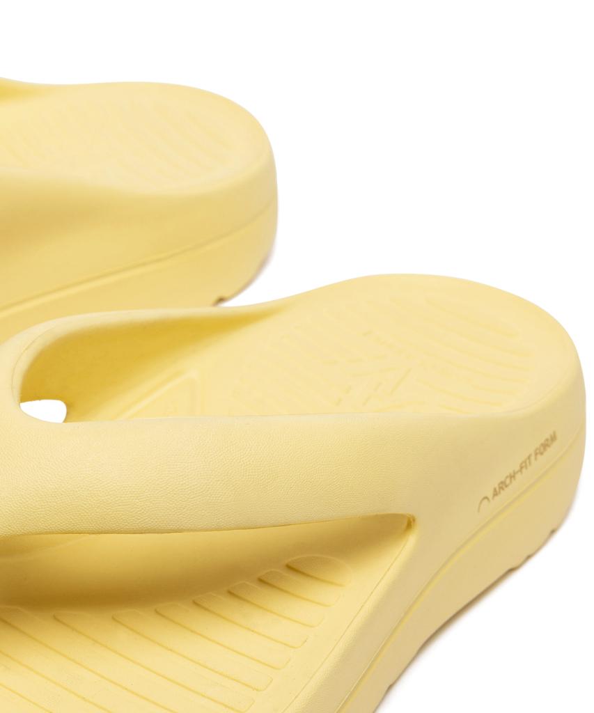 Akiii Classic Arch-Fit Foam Flip-Flops Lemon