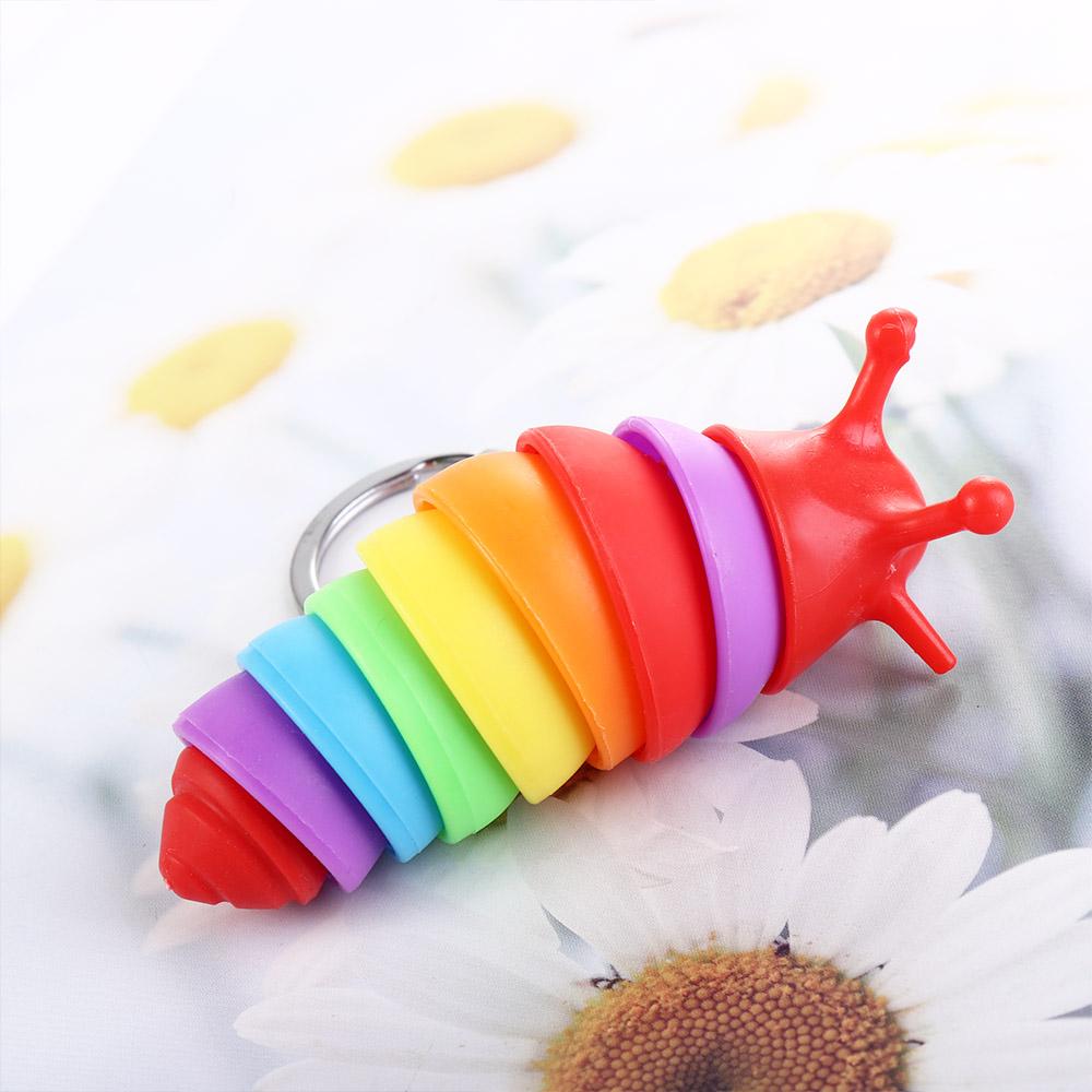 Key Accessories Caterpillar Keychain Finger Slug Snail Caterpillar Caterpillar Keyring Key Chain