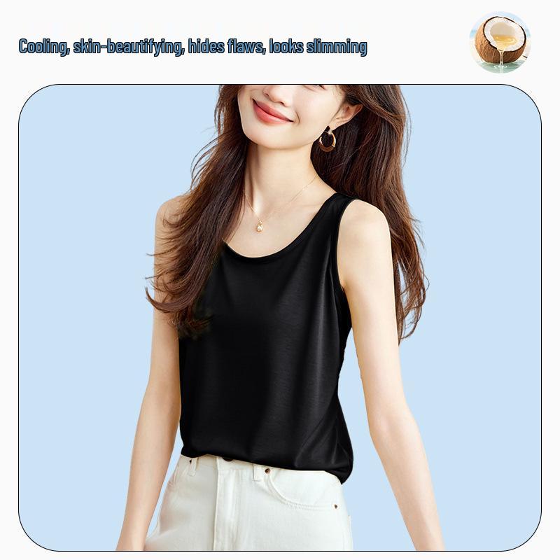 Women s 2026 Spring/Summer Loose Fit Camisole With Beautiful Back Design M