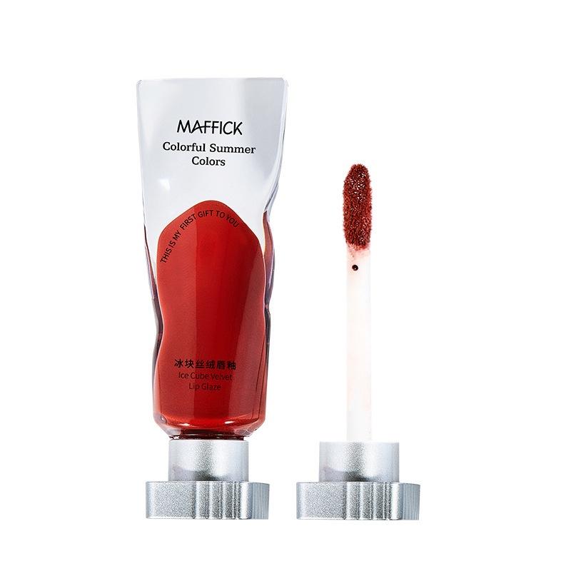 Ice Velvet Moisturizing and Hydrating Lip Glaze Natural White Mist Lip Glaze Matte Lip Gloss Waterproof Lipstick Lasting Setting Women's Makeup