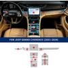 for Jeep Grand Cherokee 2021-2024 PPF Precut 8.5Mil Car Paint Protective Film TPU HD Film Scratch Protector Interior Accessories (Central Control One