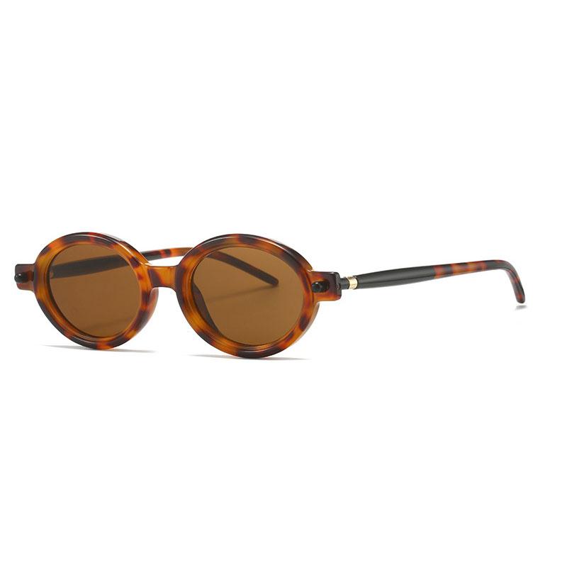 Fashion Oval Sunglasses For Men Women Retro Small Frame Punk Eyewear Luxury Brand Designer Sun Glasses