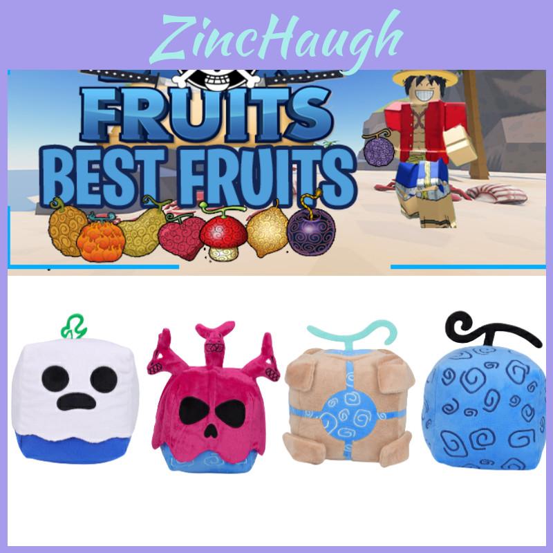 Blox Fruits Pluche Speelgoed In Paarse Luipaardprint Doos Zacht En Pluizig Knuffeldier Voor Kinderen 15cm Hoogte