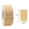 250Pcs Kraft Stickers Paper Labels Blank Christmas Gift For Jar Candle Glass Bottle Office Classification Stationery Sticker