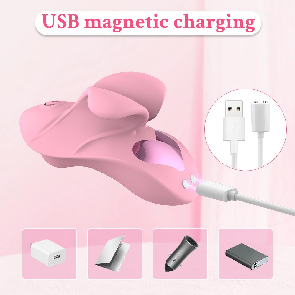 Wibrator dla kobiet z 8 trybami wibracji Wibrator na palec dla kobiet Pary Flirtujące zabawki erotyczne Wibrator akumulatorowy Sutek Wibrator łechtaczki Zabawki dla dorosłych