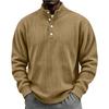 Men's Vintage Corduroy Casual Shirt with Stand Collar