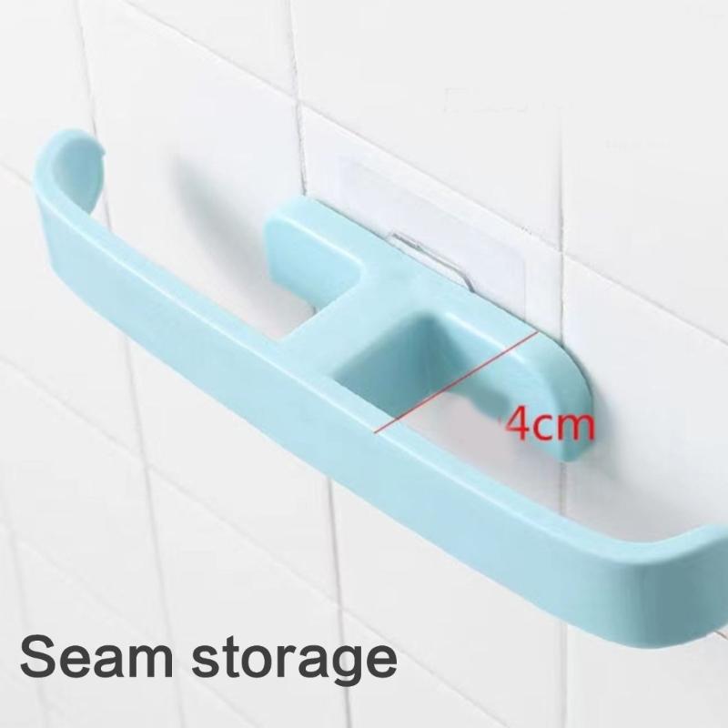 Plastic Wall Mount Shoe Holder 5Pcs No Drill Installation Water Resistant Design Slipper Hanger Rack for Modern Homes