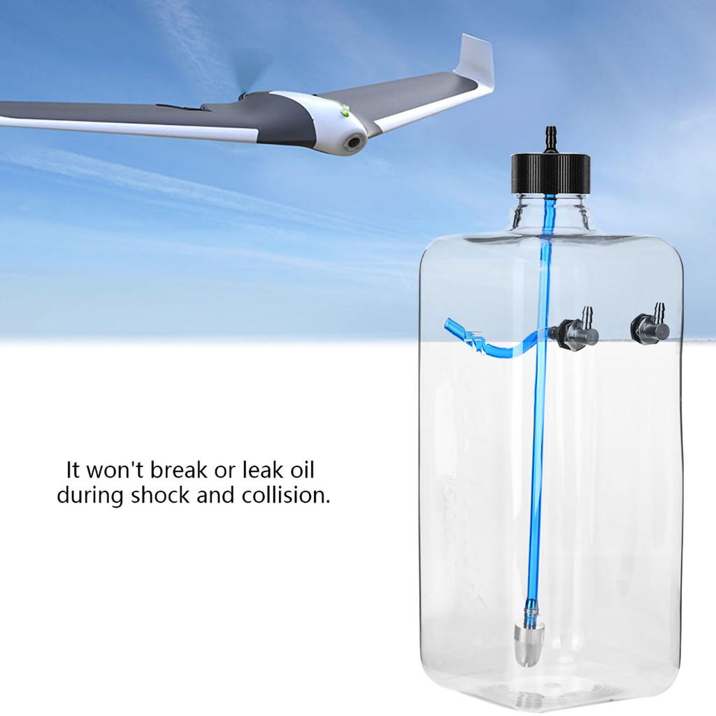 Remote Control Model Accessory Transparent Fuel Tank 1500ml (for 150200CC RC Airplane)