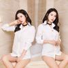Sexy chiffon shirt erotic underwear pure desire perspective uniform seduction women's home summer