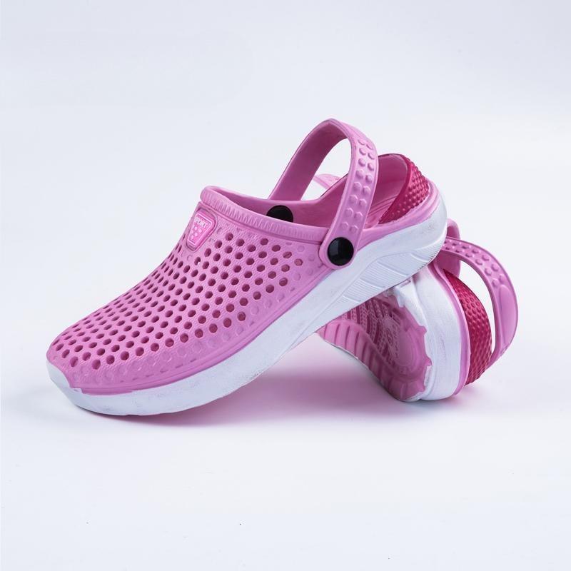 Unisex Fashion Beach Clogs სქელი ძირის ჩუსტი წყალგაუმტარი მოცურების საწინააღმდეგო სანდლები ქალების მამაკაცებისთვის
