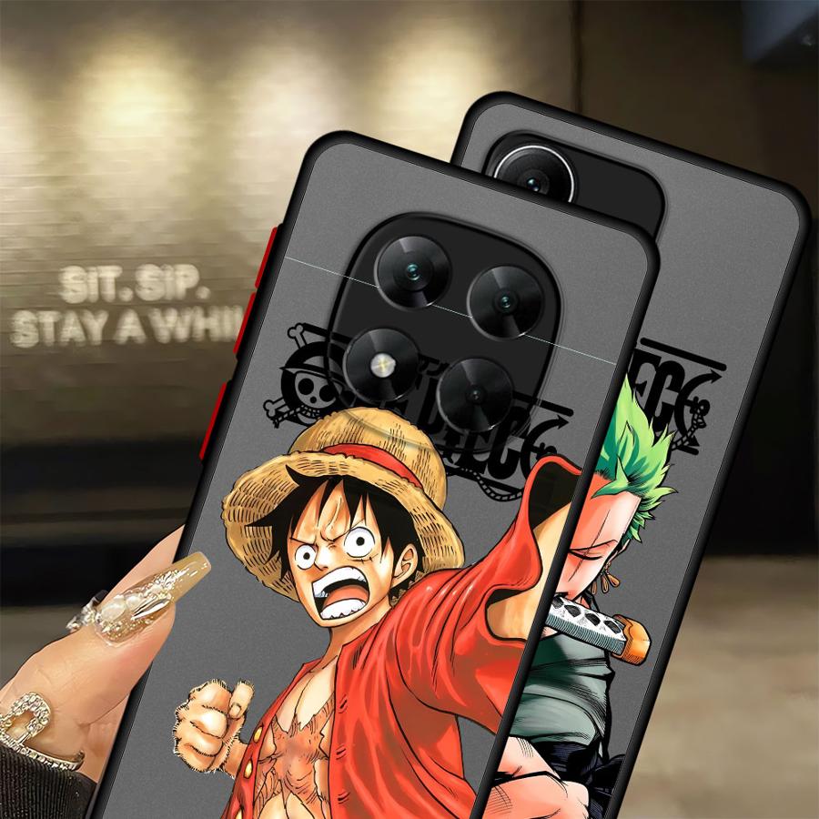 Case for Xiaomi Redmi Note 14 A4 10 13 Pro Plus 12 14C 9S 11 13C Funda Back Phone Cover One Piece Luffy Zoro Cool