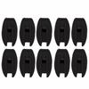 20PCS ABS Material Square Tube Post Insulator Compact Plastic Donut Insulator