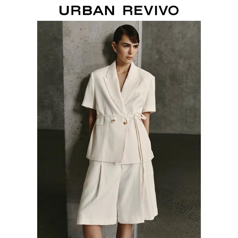 UR Urban Women s Lace-up Short Sleeve Blazer XS