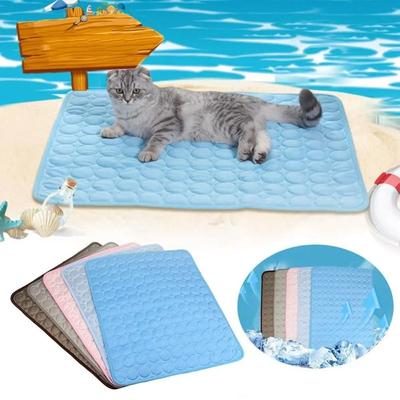 And Adults Water Absorption Puppy Blanket Summer Pet Cooling Mat Dog Bed Ice Silk Cat Sleeping Pad