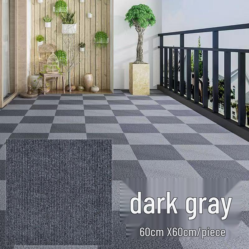 JINGRUIXIANG Self-Adhesive Interlocking Office Carpet Tiles