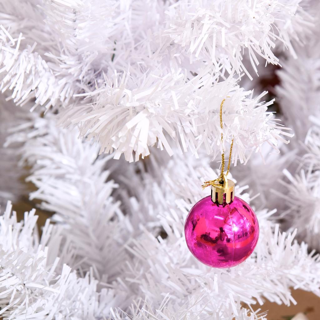 Artificial White Christmas Tree 150cm 680 Branches with Many Assorted Accessories
