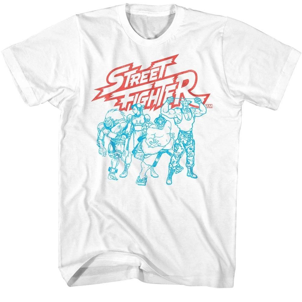 Street Fighter Sf2 Fighters Group White Gaming Children s T-shirt 150