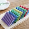 4PCS Cleaning Brush Dish Scrapers Brushes Kitchen Dishwashing Pot Removable Scrubbing Tool Steel Wool Sponge Kitchen Cleaning Tools Color Random